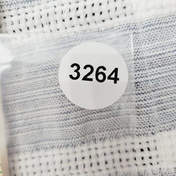 MM Couture by Miss Me Midnight Blue Art Deco Style Beaded Blouse Size Small - Picture 12 of 13